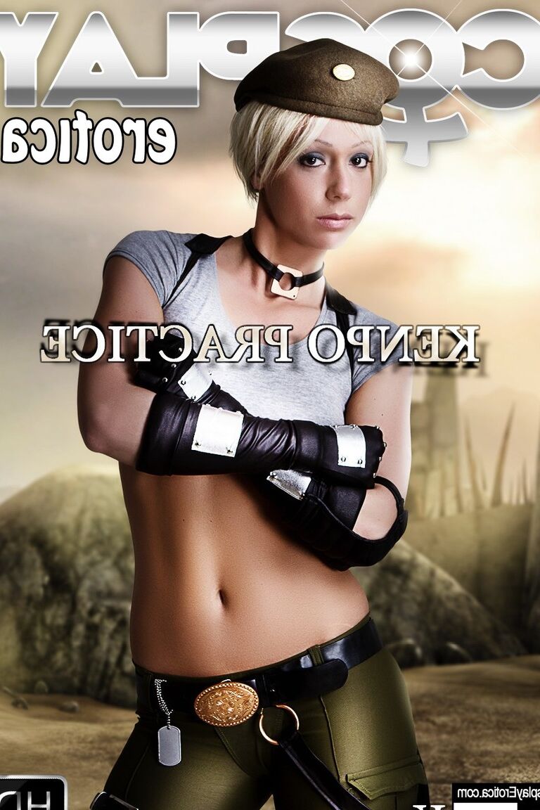 12P Cosplay Erótico Sonya Mortal Kombat cosplay nu