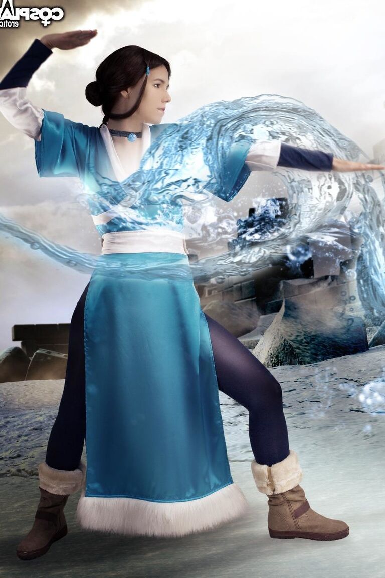 12P Cosplay Erótico Katara Avatar cosplay nu