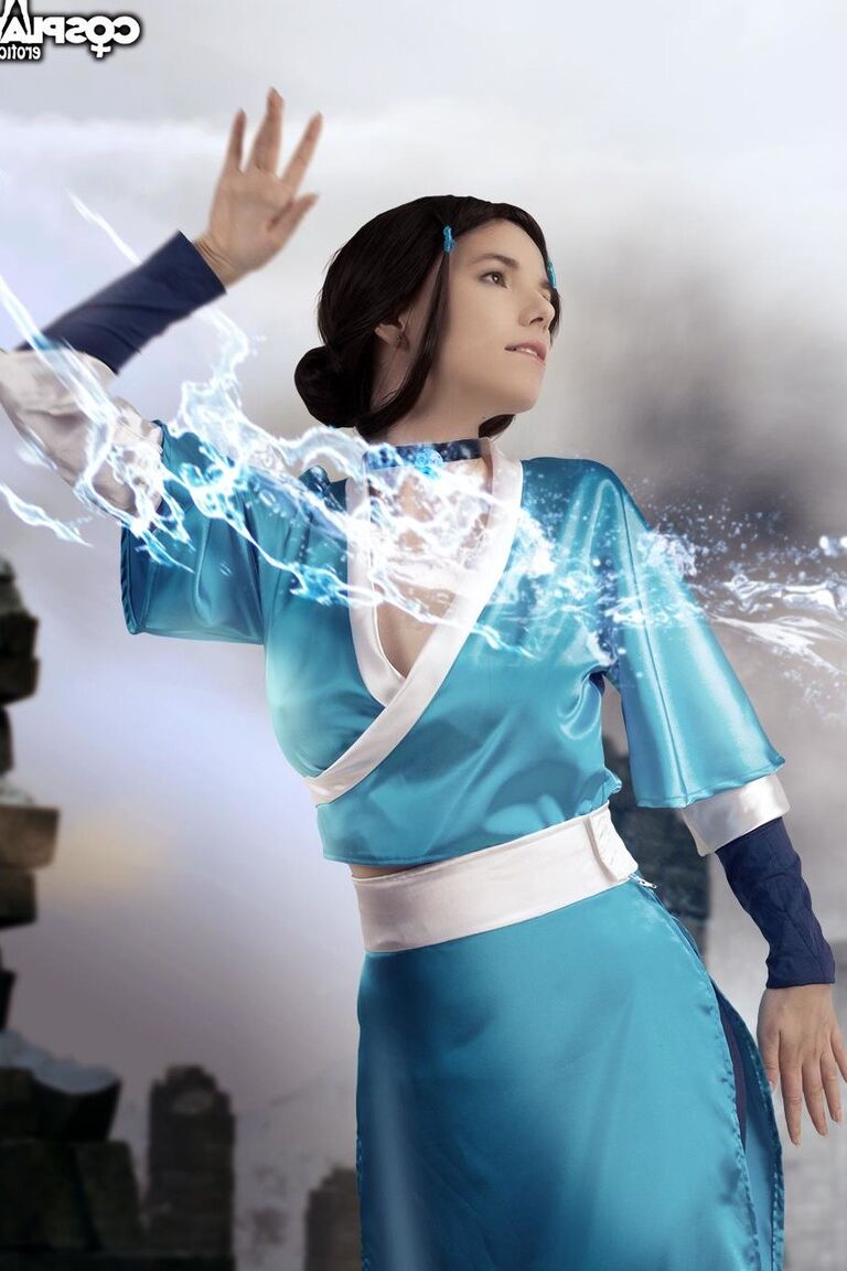 12P Cosplay Erótico Katara Avatar cosplay nu