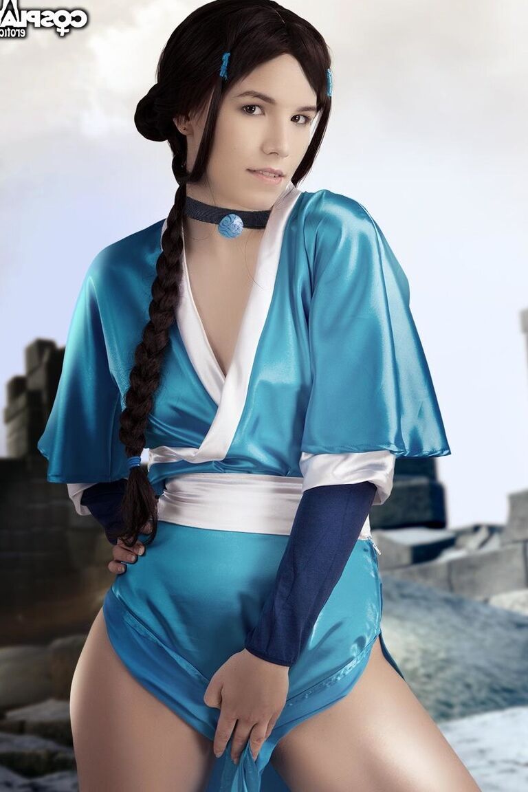 12P Cosplay Erótico Katara Avatar cosplay nu