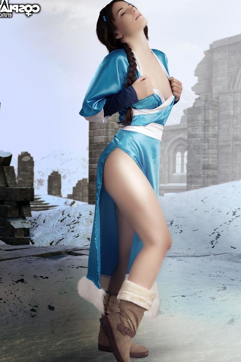 12P Cosplay Erótico Katara Avatar cosplay nu