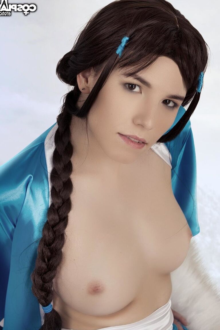 12P Cosplay Erótico Katara Avatar cosplay nu