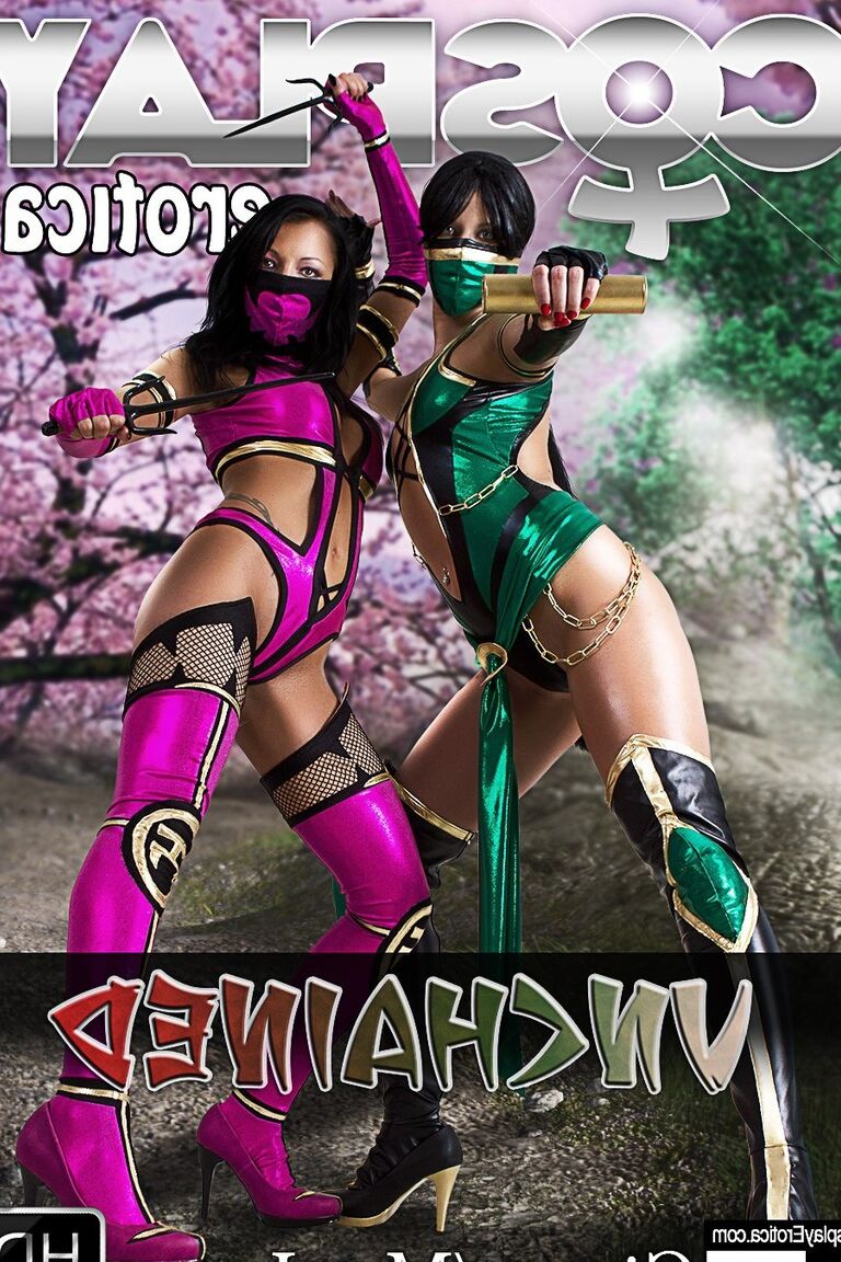 12P Mileena, cosplay nu de Jade Mortal Kombat