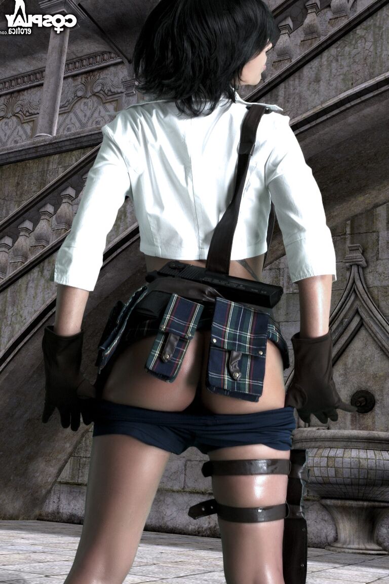 12P Cosplay Erótico Lady Devil May Cry cosplay nu
