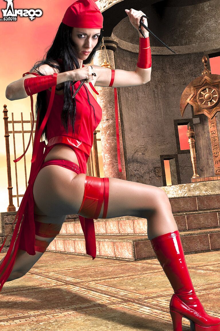12P Cosplay Erotica Electra Demolidor cosplay nu