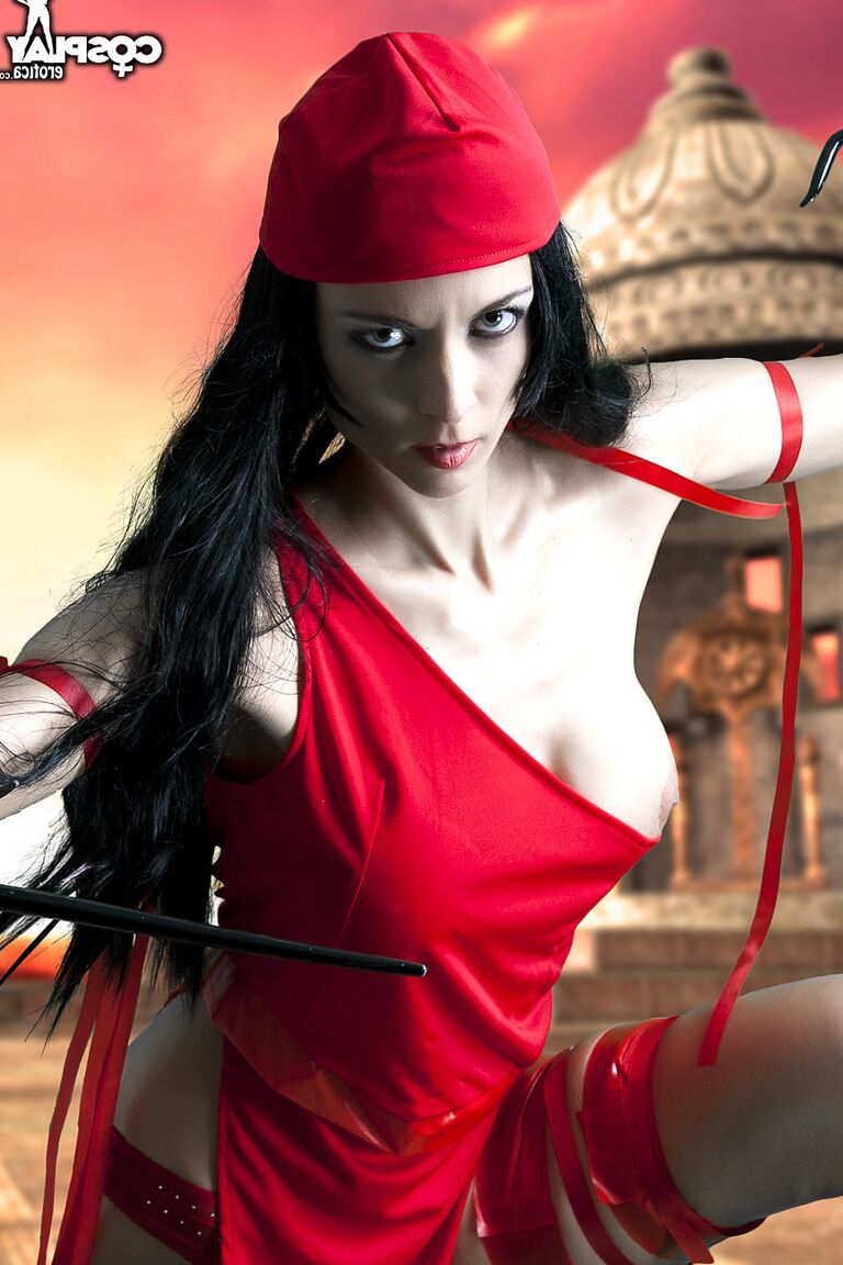 12P Cosplay Erotica Electra Demolidor cosplay nu