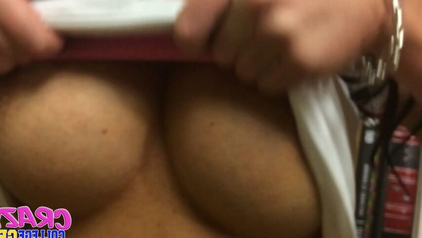 14P Busty college girl Olivia delights in sending us these topless selfies