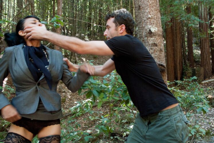 13P Business women grabbed and tied up in the woods to be fucked and dominated