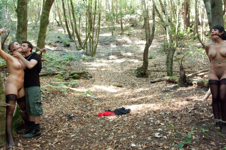13P Business women grabbed and tied up in the woods to be fucked and dominated