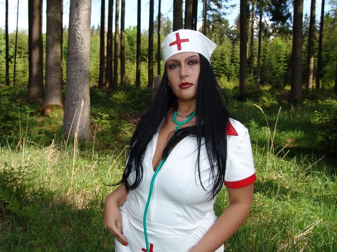 16P Fetiche Lady Angelina NurseFetish, PVC, Role Play