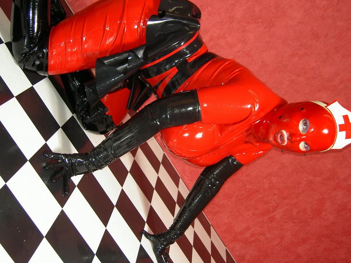 16P Enfermera TetonaTetas Grandes,Látex,Fetichismo con Máscaras