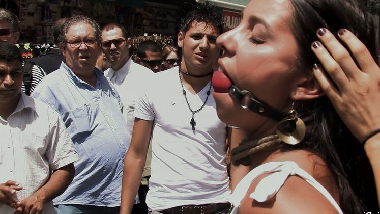 12P Public Disgrace Blowjob Public BDSM Große Titten