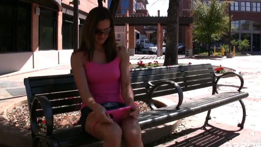 15P Misty Anderson thinks that some public flashing is a great idea so she heads