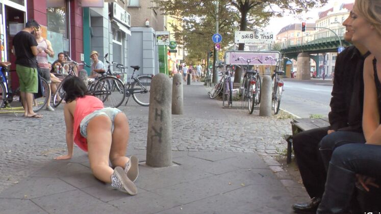 15P Busty Bitch Pina De Luxe is a Filthy Whore who needs Mona Wales to wash out