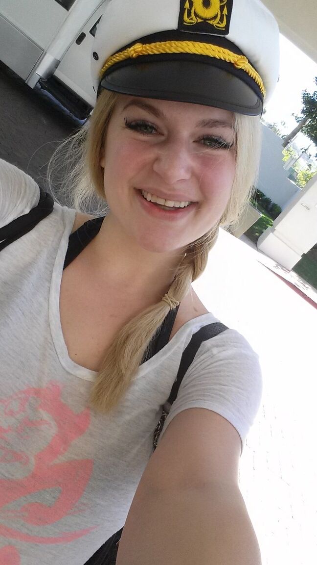 14P Thick blonde Danielle takes selfies in various stages of undress at home
