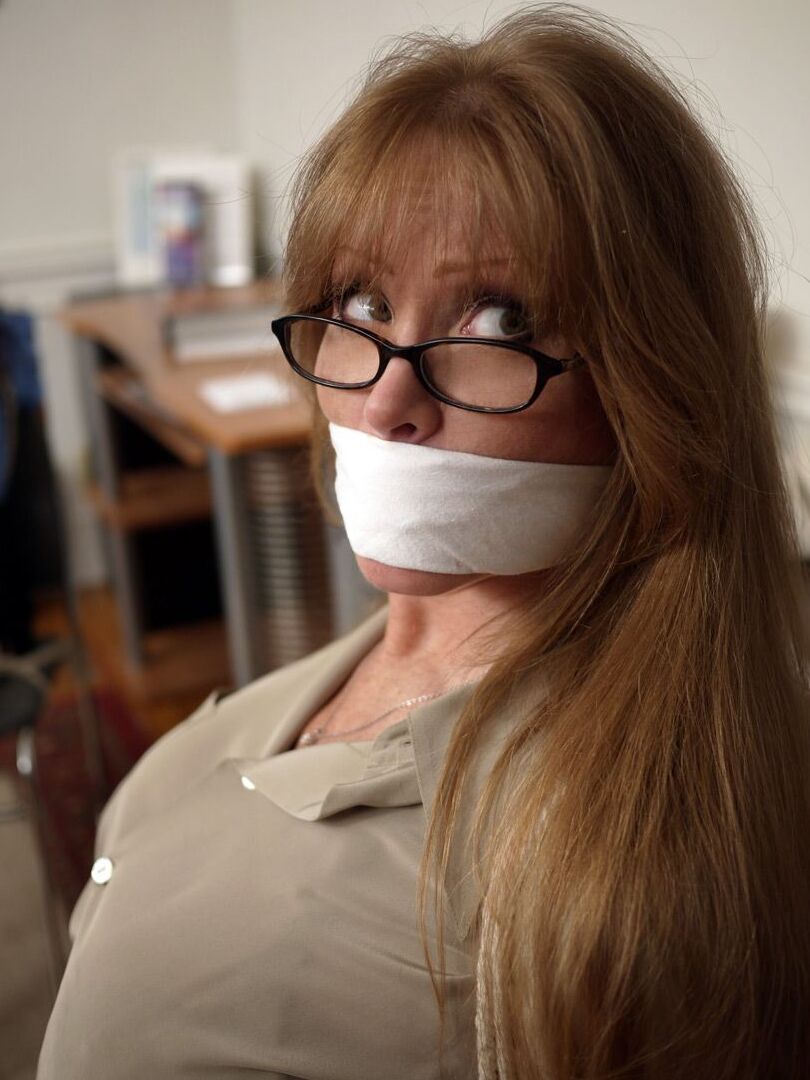 15P Clothed women Darla Crane & Ariella Ferrera find themselves gagged and bound