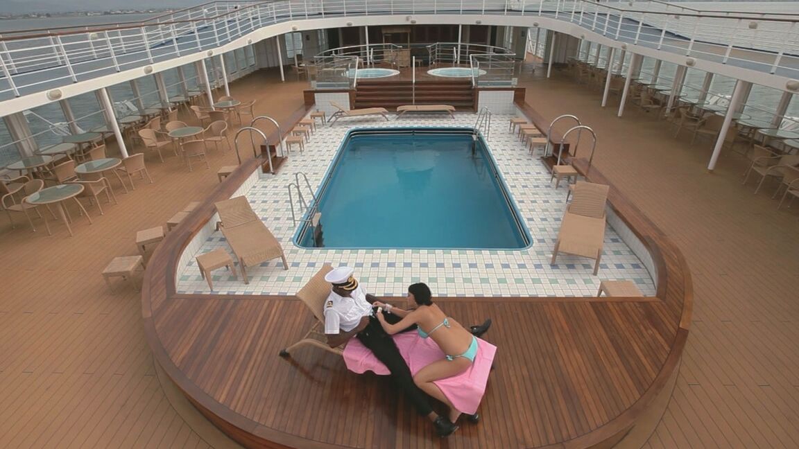 12P Candy Alexa, Interracial DP Threesome on a Boat, DP Included