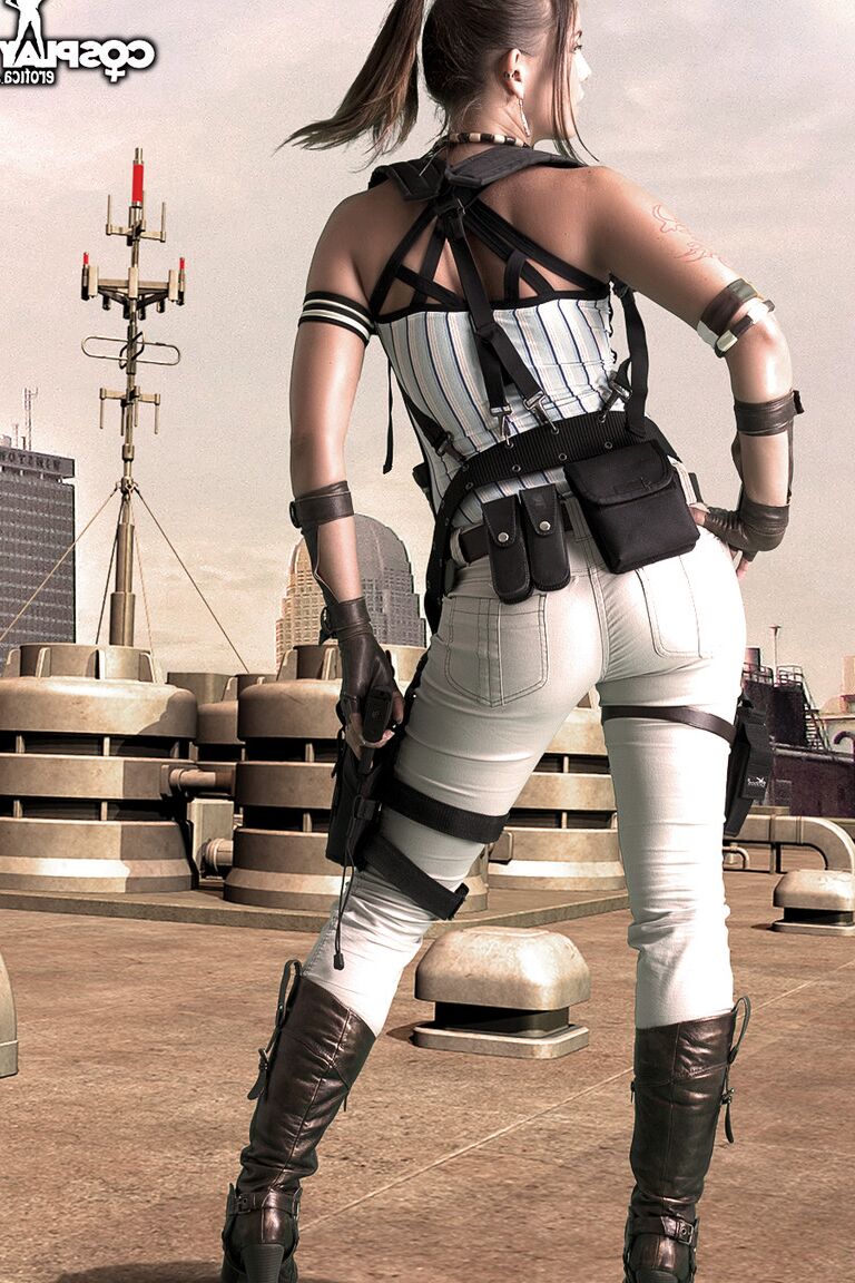 12P Cosplay Erótica Sheva Resident Evil cosplay desnuda