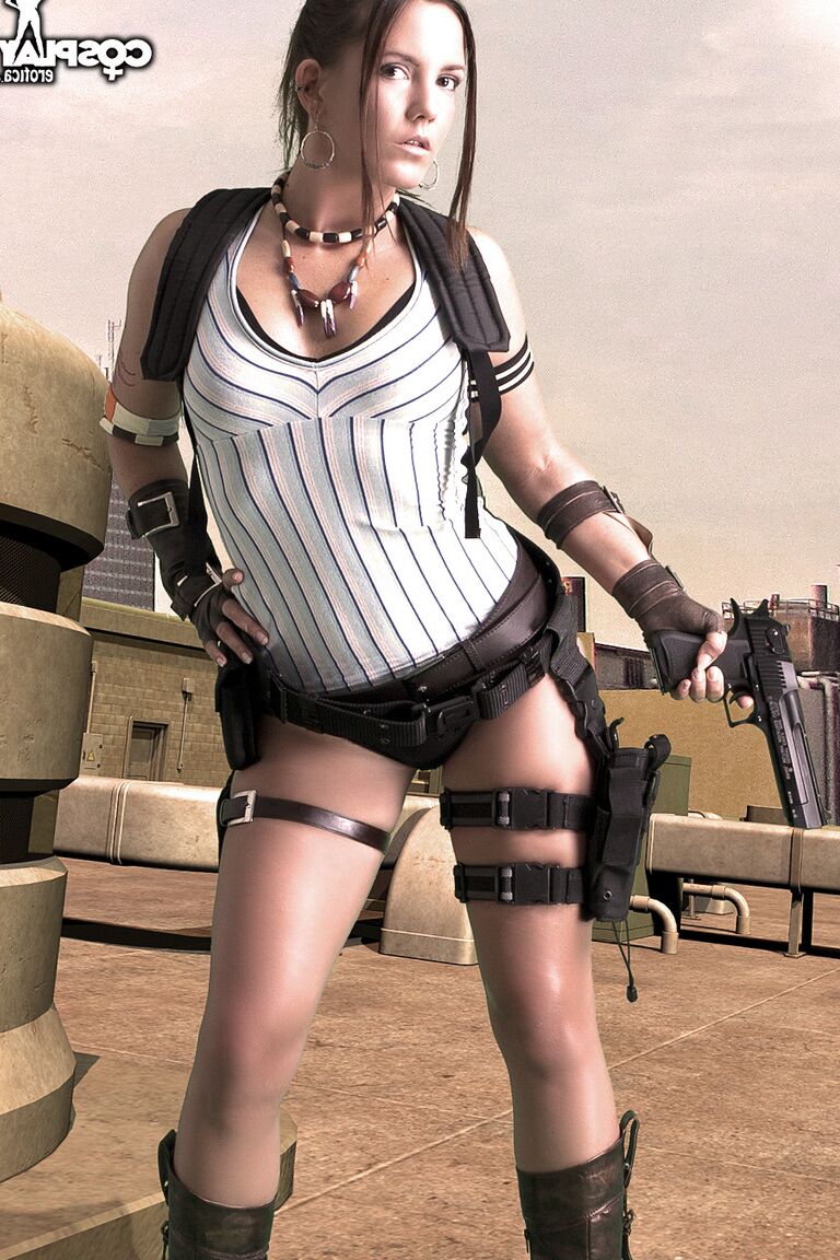 12P Cosplay Erótica Sheva Resident Evil cosplay desnuda