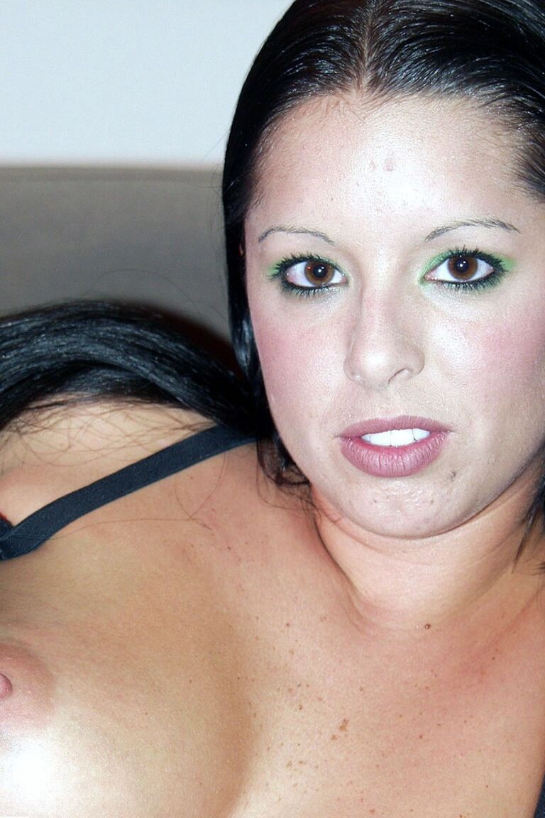 20P Raven-haired woman is always happy to suck cock and obtain cum on face