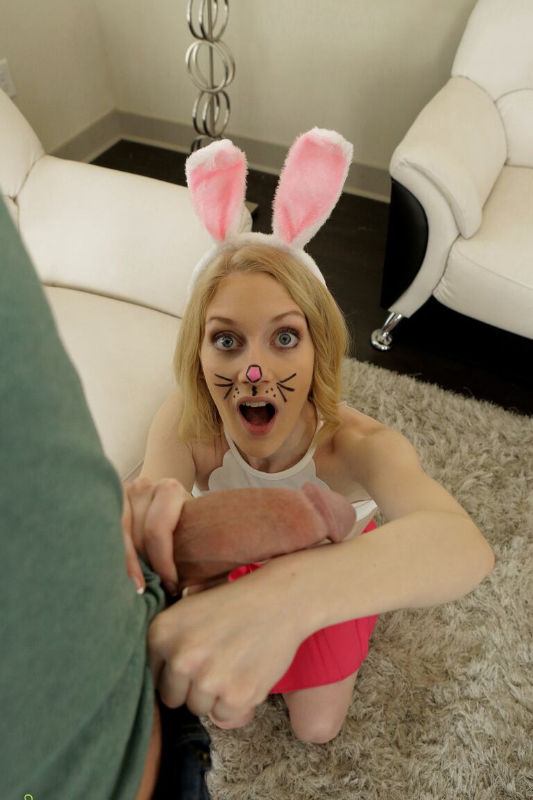 21P Naughty Easter bunny Emma Starletto gets boned deep by her perverted stepbro