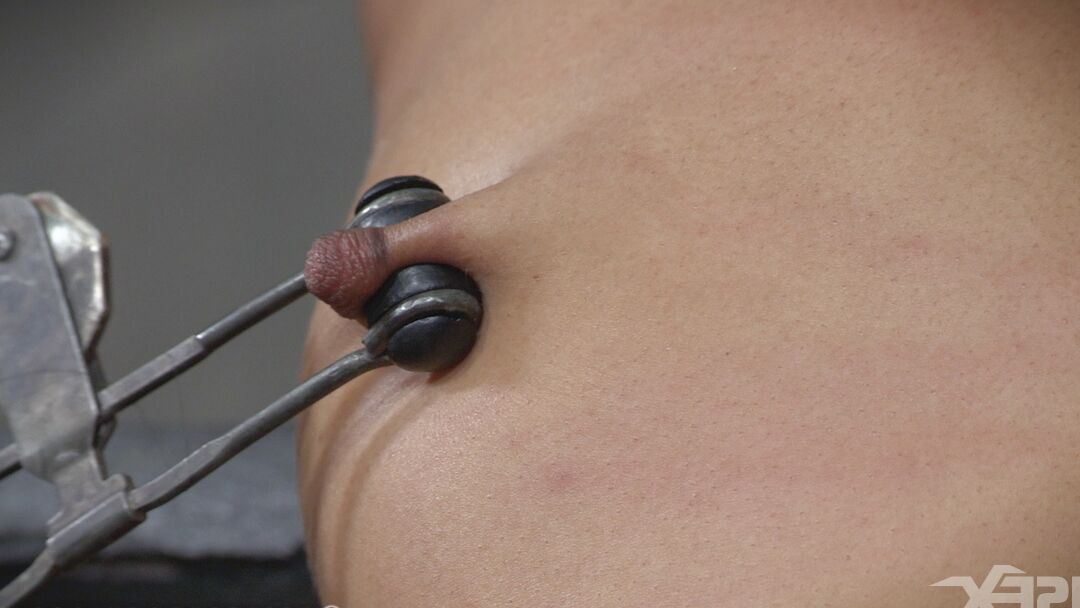 15P Black girl Nikki Darling and a caucasian girl are tied up to each other