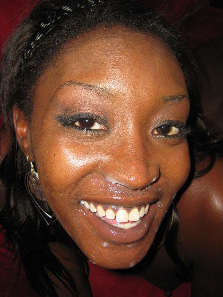 21P American black hotties pleasure one BBC and get enormous facial