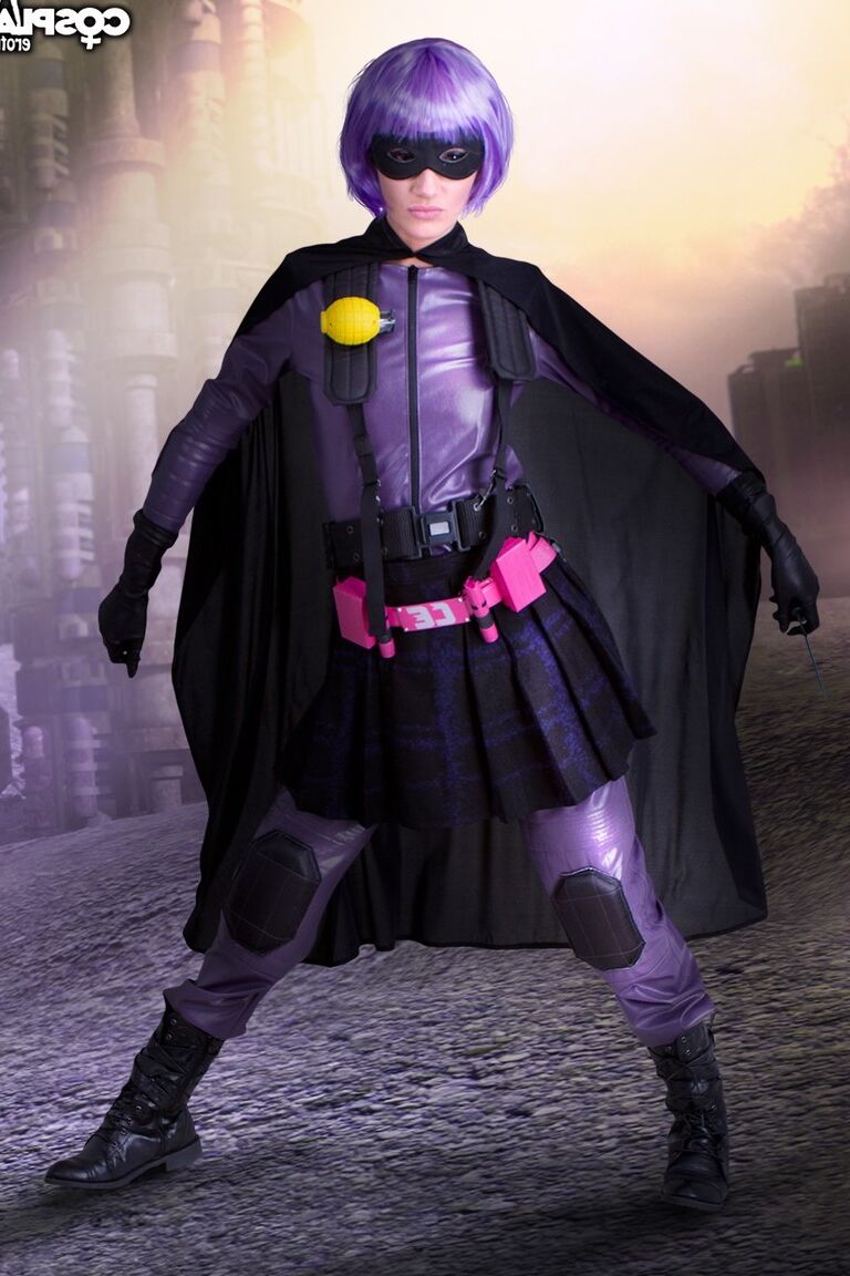 12P Cosplay Erotica Hit Girl Kick Ass cosplay nu