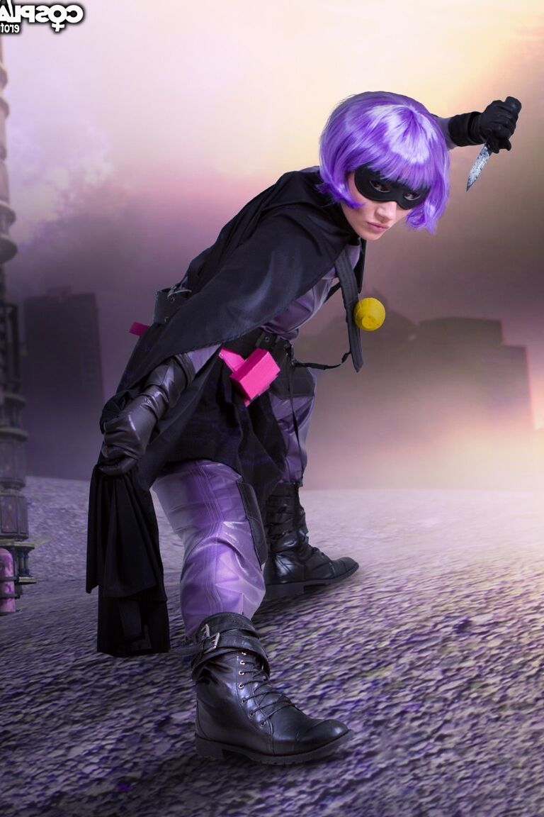 12P Cosplay Erotica Hit Girl Kick Ass cosplay nu