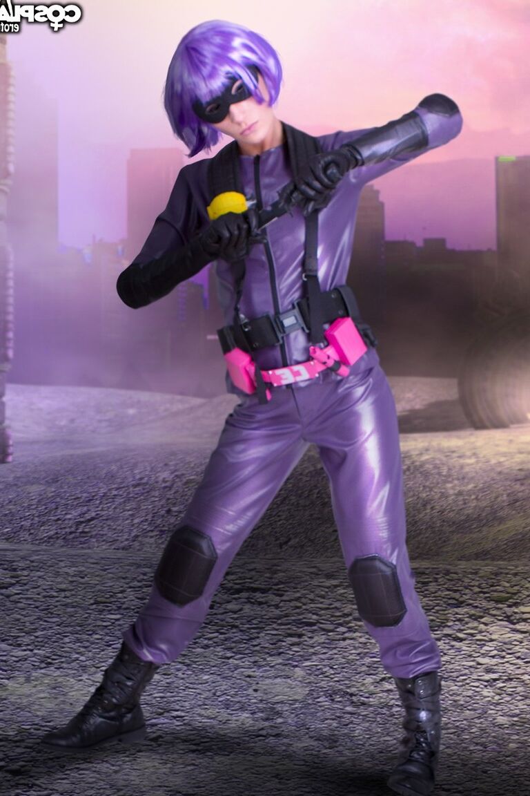 12P Cosplay Erotica Hit Girl Kick Ass cosplay nu