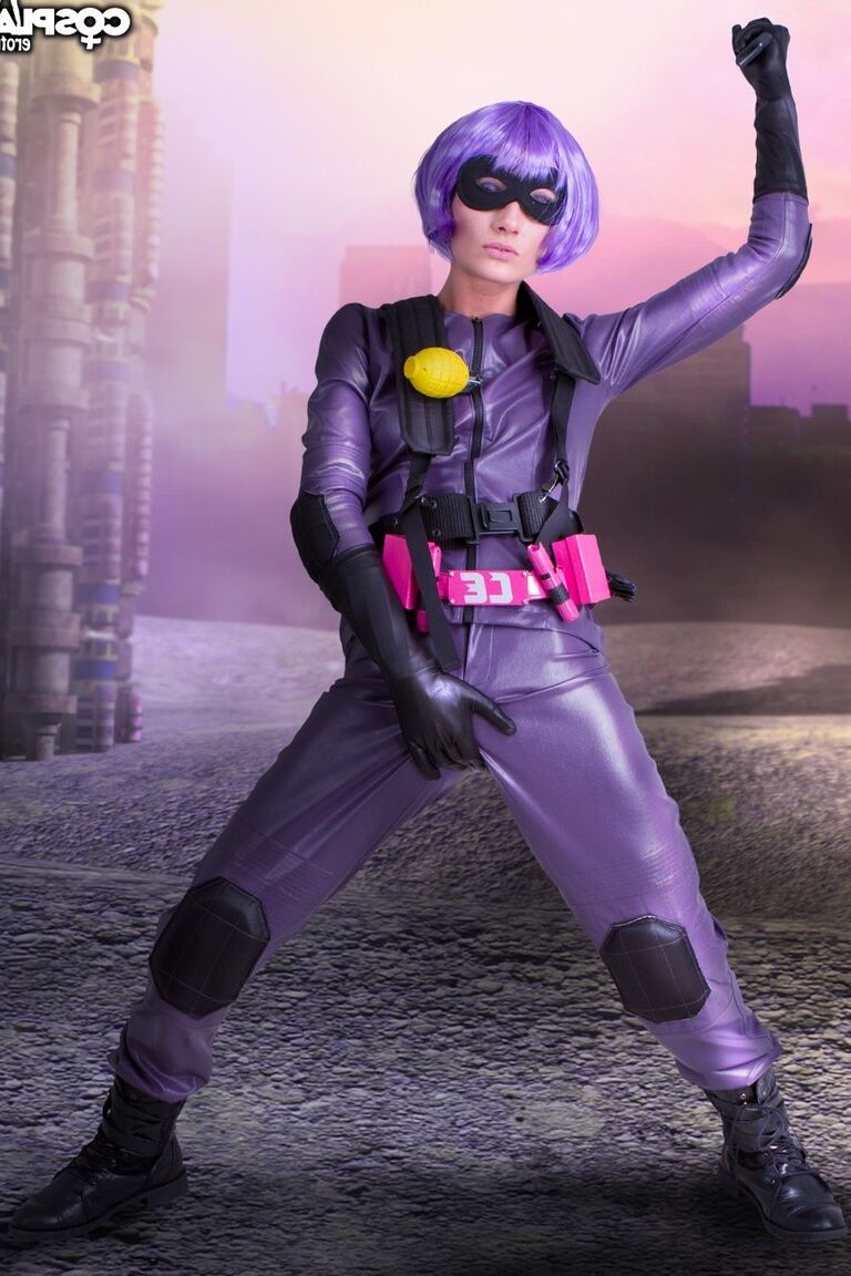 12P Cosplay Erotica Hit Girl Kick Ass cosplay nu