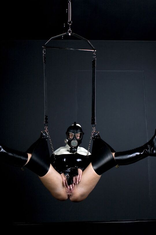 15P Sitting in a deluxe lovechair hanging down from the ceiling of my dungeon