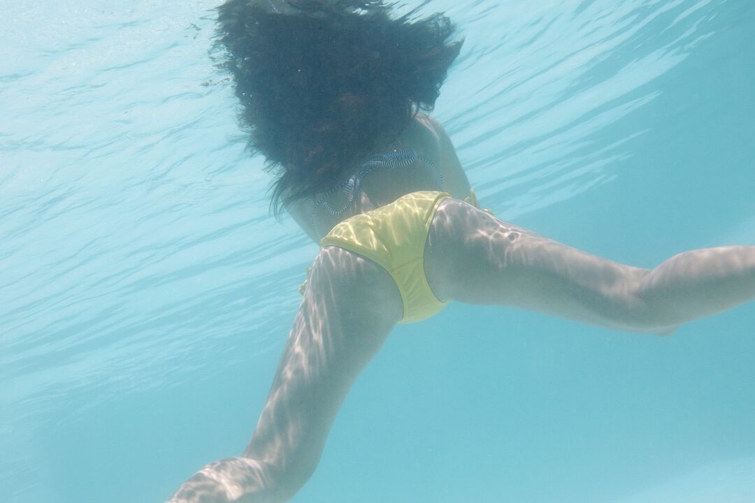 16P Brunette teenager and her guy fuck underneath the cover of water