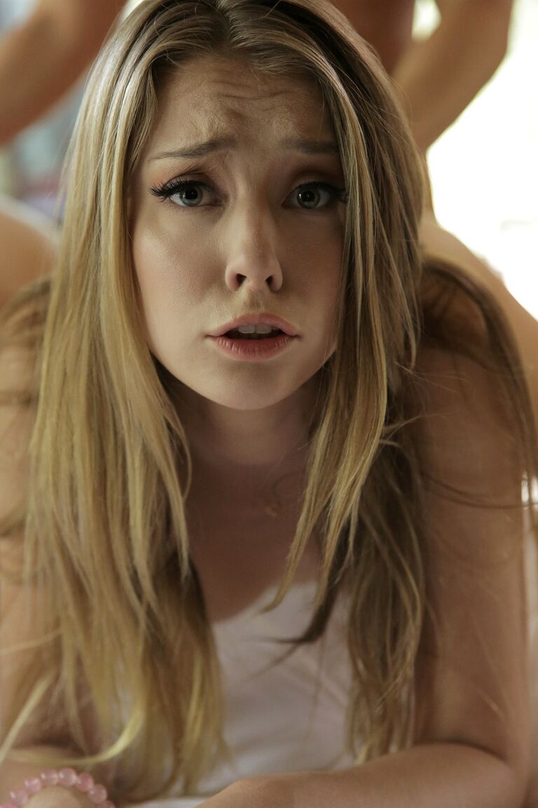 21P Chloe Cherry & Haley Reed	get fucked by their stepbrother in a Halloween 3some