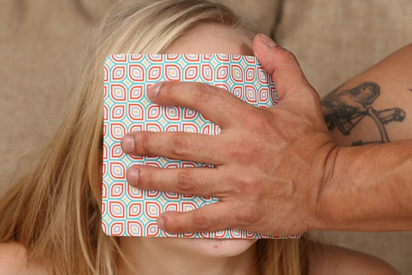 11P Bad teen girl Lily Rader gets punished by a large cock has to eat sperm too