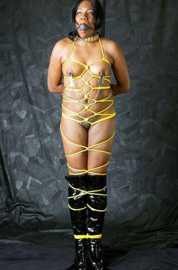 15P Black Fox Fetish Booted Tie up