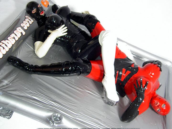 16P Rubber Tits Titty Queens