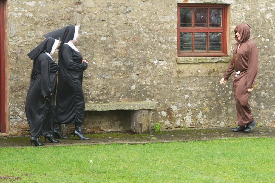 20P Naughty nun Speedy Bee and a Sister have a threesome with the Friar