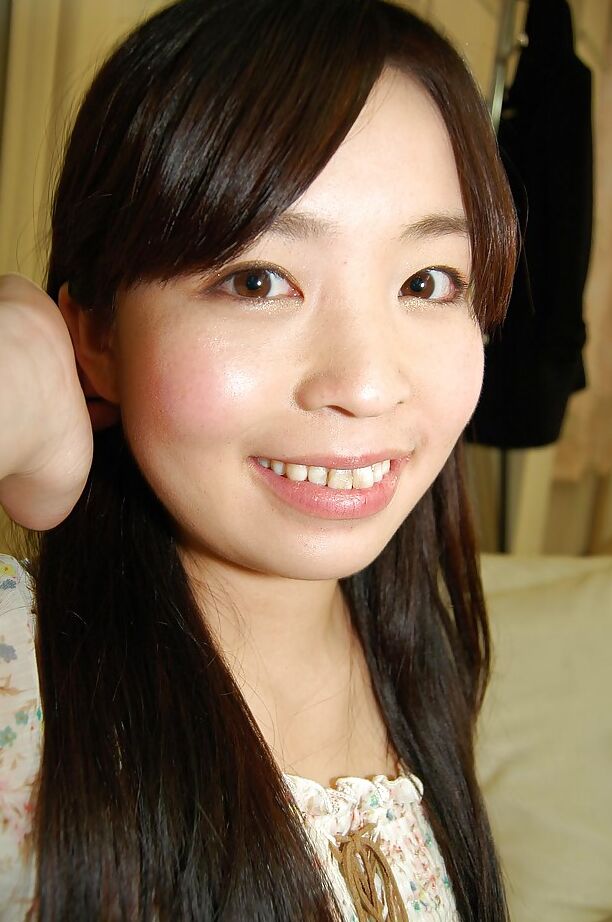 16P Smiley asian teen in stockings undressing and spreading her hairy pussy lips