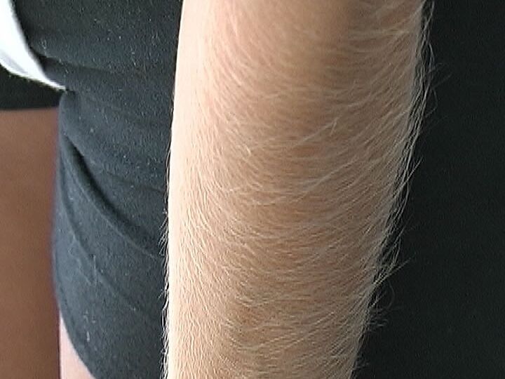 21P Sweet American MILF Lori Anderson exercises and flaunts her hairy body