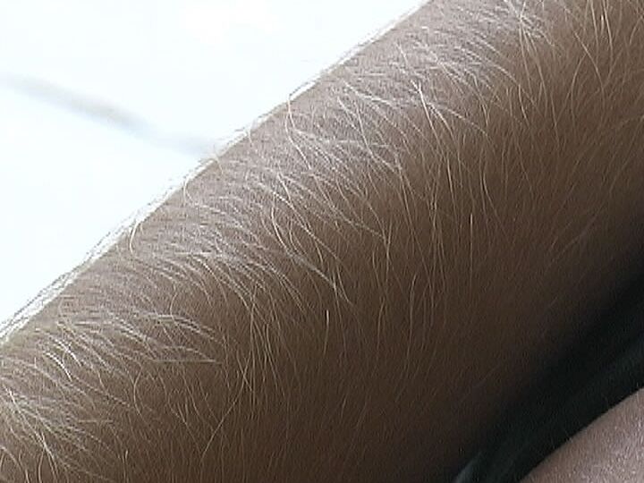 21P Sweet American MILF Lori Anderson exercises and flaunts her hairy body