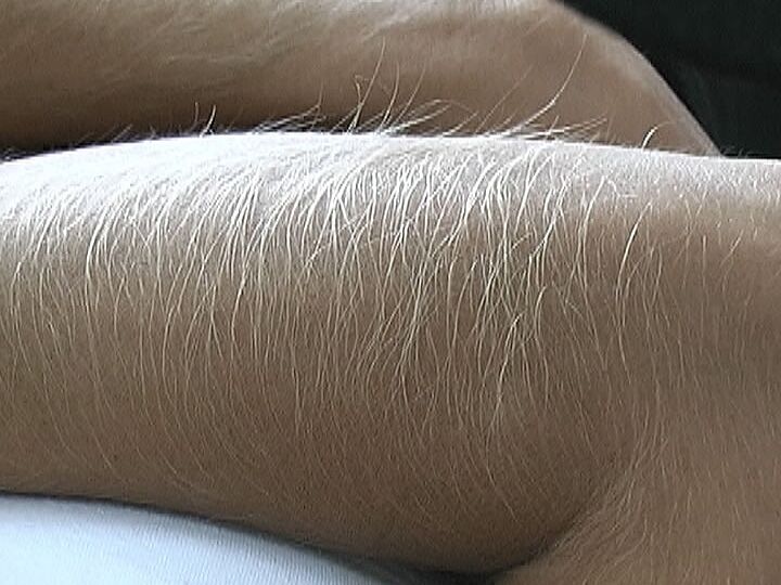 21P Sweet American MILF Lori Anderson exercises and flaunts her hairy body