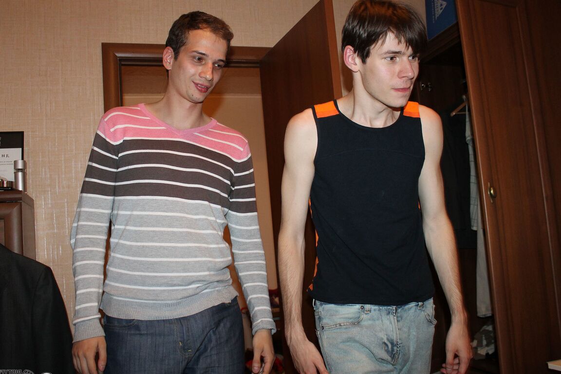21P Russian teen Gina Gerson gets dicked by a stranger in front of her cuckold