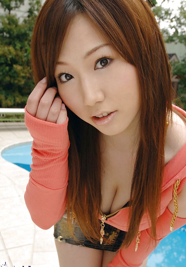 12P Pretty asian babe with big tits Ai Sayama slipping off her clothes