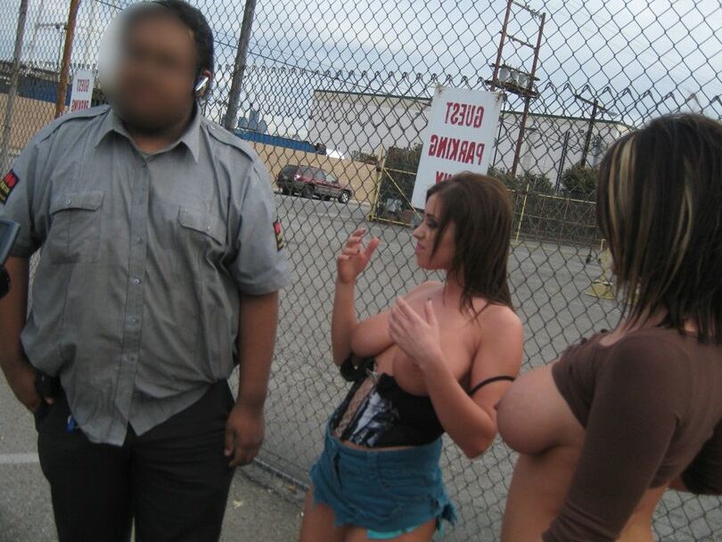 16P Slutty MILFs Whitney Stevens and Claire Dames getting naked in public