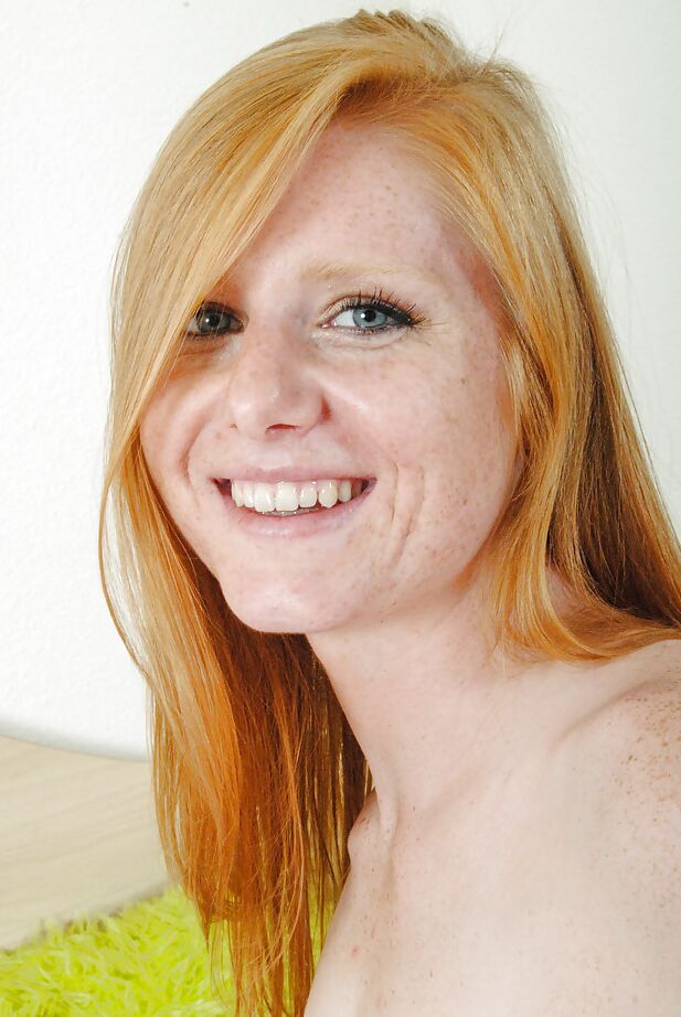 16P Blonde Cleo C prefer to be naked while posing in the bedroom