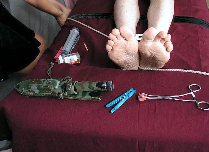 15P Fem Dom Loft Cutting a cock