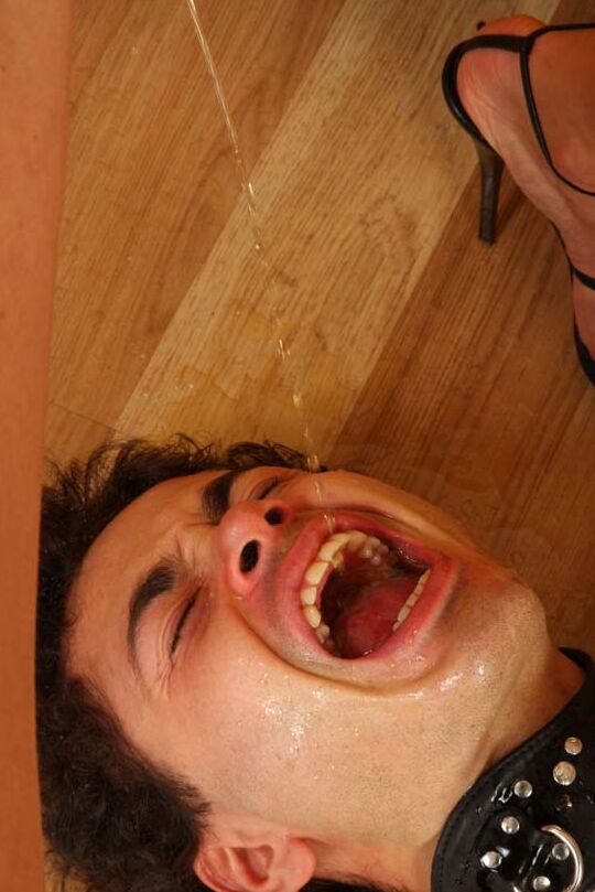 16P Amante loira sexy mijando em seu escravo depois de uma ação insana de facesitting