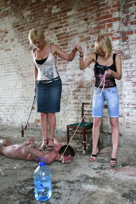 16P These ladies will trample the bastard into hell on this abandoned farm