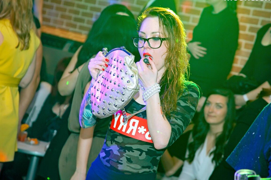 15P Party going girls suck on male stripper's dick and some get banged as well